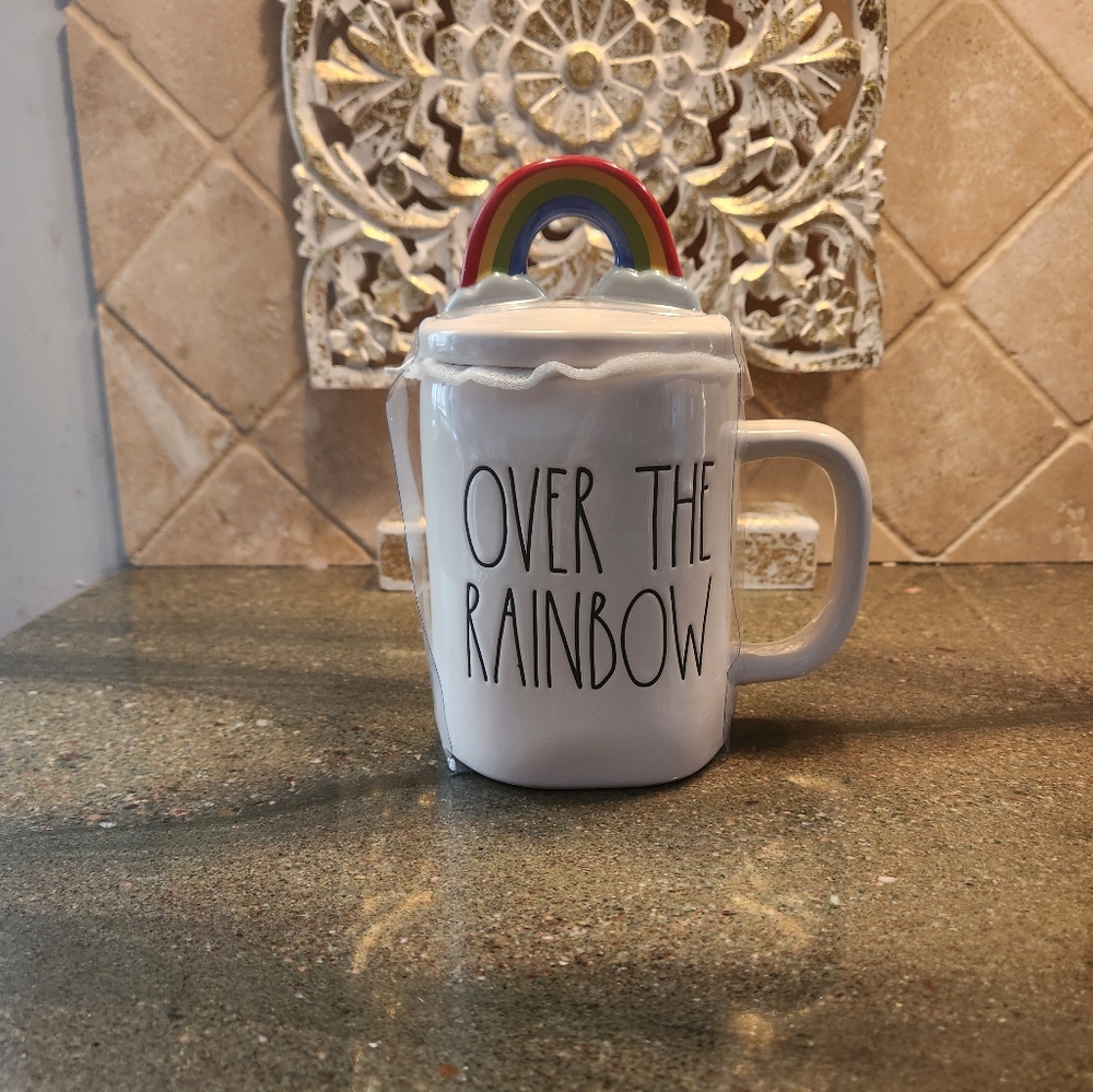 Rae Dunn Over the Rainbow Coffee Mug *NEW*